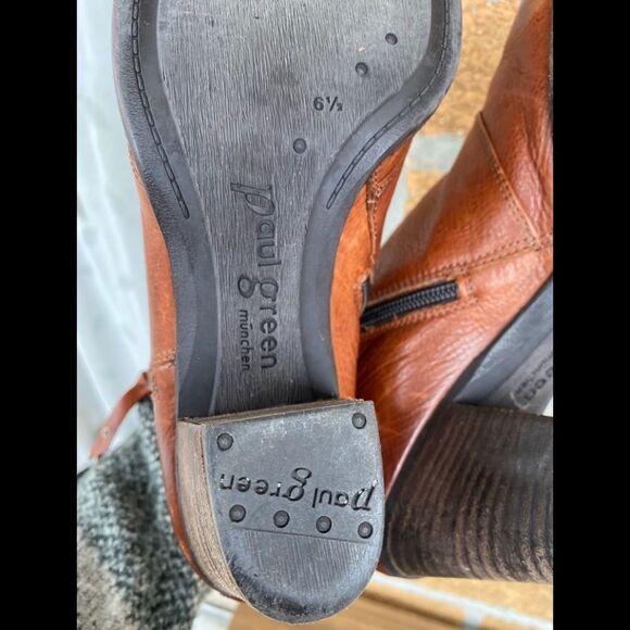 Paul Green Saddle Lea Natick Ankle Boot sz 9 - Picture 8 of 13
